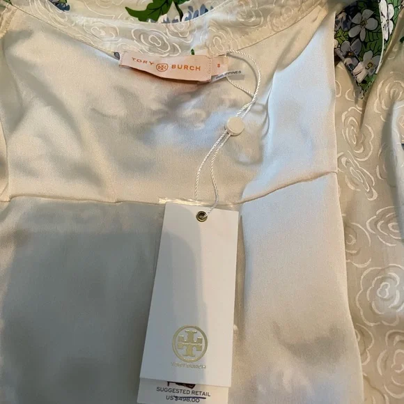 Tory Burch Cream Floral Dress - Picture 2 of 3